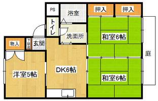シャルム安部山の間取り