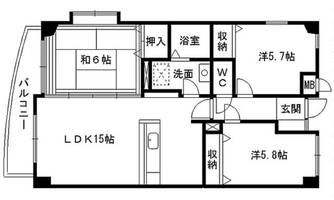物件の間取り画像