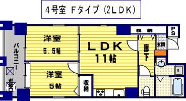 物件の間取り画像