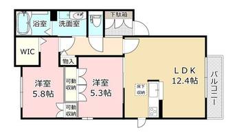 物件の間取り画像
