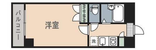 福岡県北九州市小倉北区片野4丁目(マンション)の賃貸物件の間取り