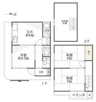 大阪府枚方市香里ケ丘1丁目(一戸建)の賃貸物件の間取り