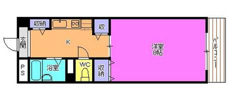 クラン東加古川の間取り