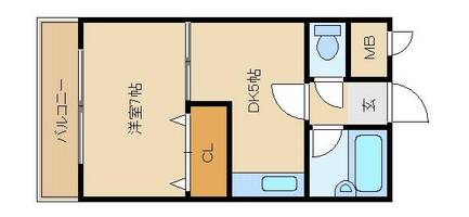 ロイヤルエレガント216の間取り