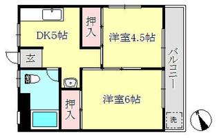 シティハイツ西岡本の間取り