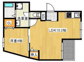 The  Ropponmatsuの間取り