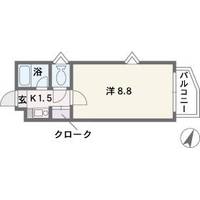 福岡県福岡市早良区原1丁目(マンション)の賃貸物件の間取り