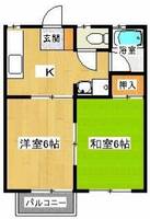 福岡県福岡市早良区南庄6丁目(アパート)の賃貸物件の間取り