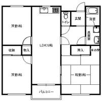 大阪府箕面市瀬川1丁目(マンション)の賃貸物件の間取り