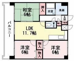 物件の間取り画像