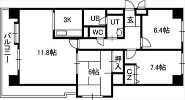 物件の間取り画像