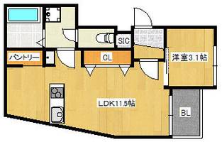 物件の間取り画像