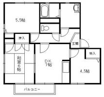 サンメゾン瑞穂102の間取り