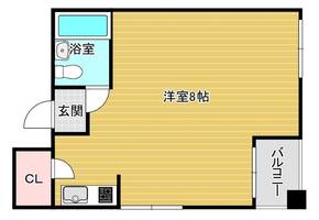 大阪府大阪市港区弁天5丁目(マンション)の賃貸物件の間取り
