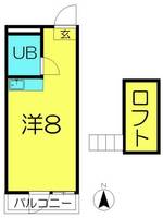 奈良県奈良市中山町西1丁目(マンション)の賃貸物件の間取り
