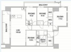 物件の間取り画像