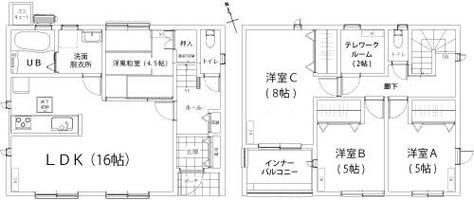 物件の間取り画像
