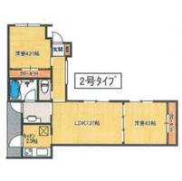 福岡県福岡市早良区飯倉2丁目(アパート)の賃貸物件の間取り