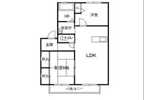 福岡県福岡市早良区田村6丁目(アパート)の賃貸物件の間取り