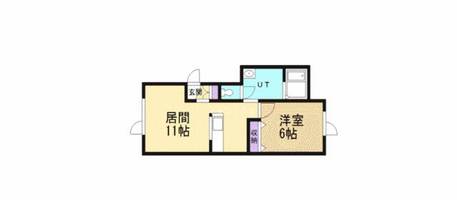 グランスイートⅠ205の間取り