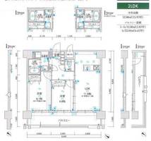 福岡県福岡市博多区半道橋1丁目(マンション)の賃貸物件の間取り