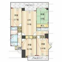 物件の間取り画像