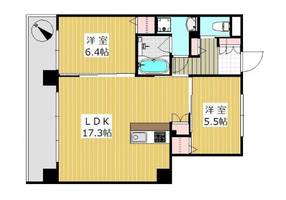 ボヌール博多の間取り