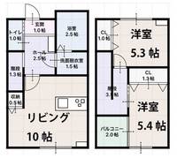 物件の間取り画像