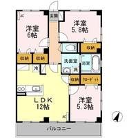 物件の間取り画像