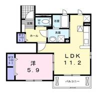 アルファ スリー101の間取り