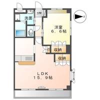 グレイスヴィラB棟101の間取り