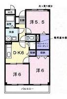 マルベル宇多津402の間取り