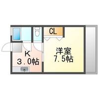 シティハイム春日Ⅰ101の間取り