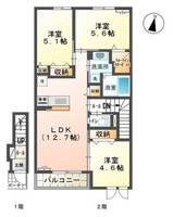 物件の間取り画像