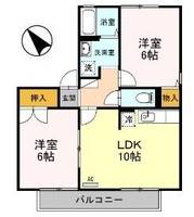 アドミレー樹太C203の間取り