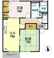 サンガーデン202の間取り