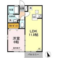 リビングタウン伏石Ⅱ A107の間取り