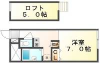 レオパレス川島109の間取り