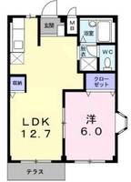 エルディム中原101の間取り