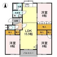 第3メールブルー103の間取り