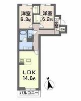 物件の間取り画像