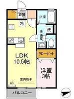 ベルタ松縄206の間取り