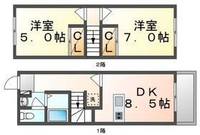 レオパレスエポック109の間取り