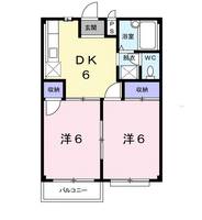 エルディムひばり202の間取り