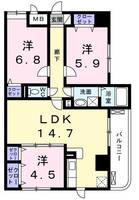 物件の間取り画像