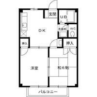 タウニィ 武下102の間取り