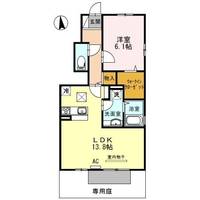 ベルポスト松縄Ⅱ101の間取り