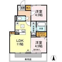 リーバス・E・イノセント A棟101の間取り