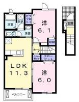 クラール元山P203の間取り