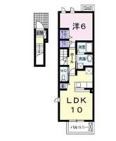 ハッピー・レモンC202の間取り